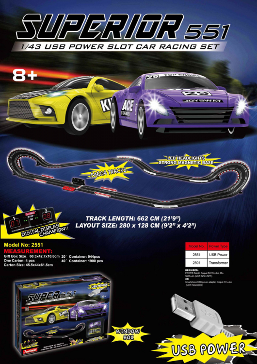 Bilbana Barn Joysway Superior 551 USB driven 662cm